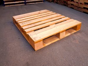 wooden block pallet