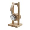 wooden headphone holder